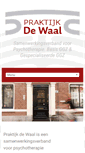 Mobile Screenshot of praktijkdewaal.nl